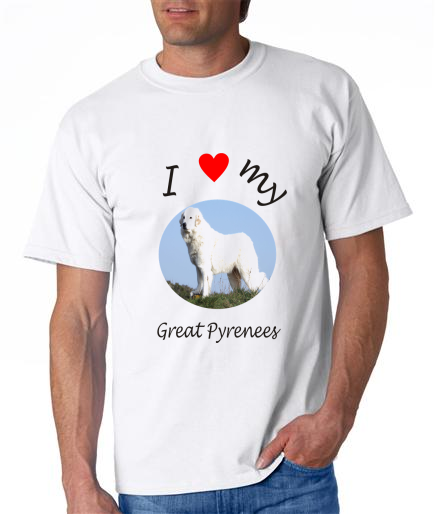 Dogs - Great Pyrenees Picture on a Mens Shirt